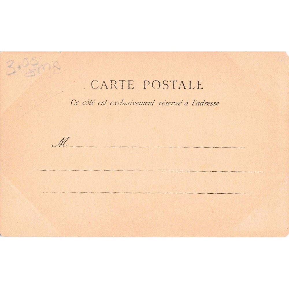 Paris France La Bourse Palais Brongniart Stock Exchange Omnibus Postcard c1910 - Picture 2 of 2